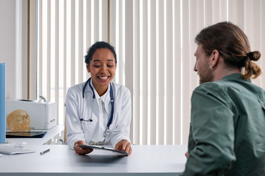 Doctor consulting